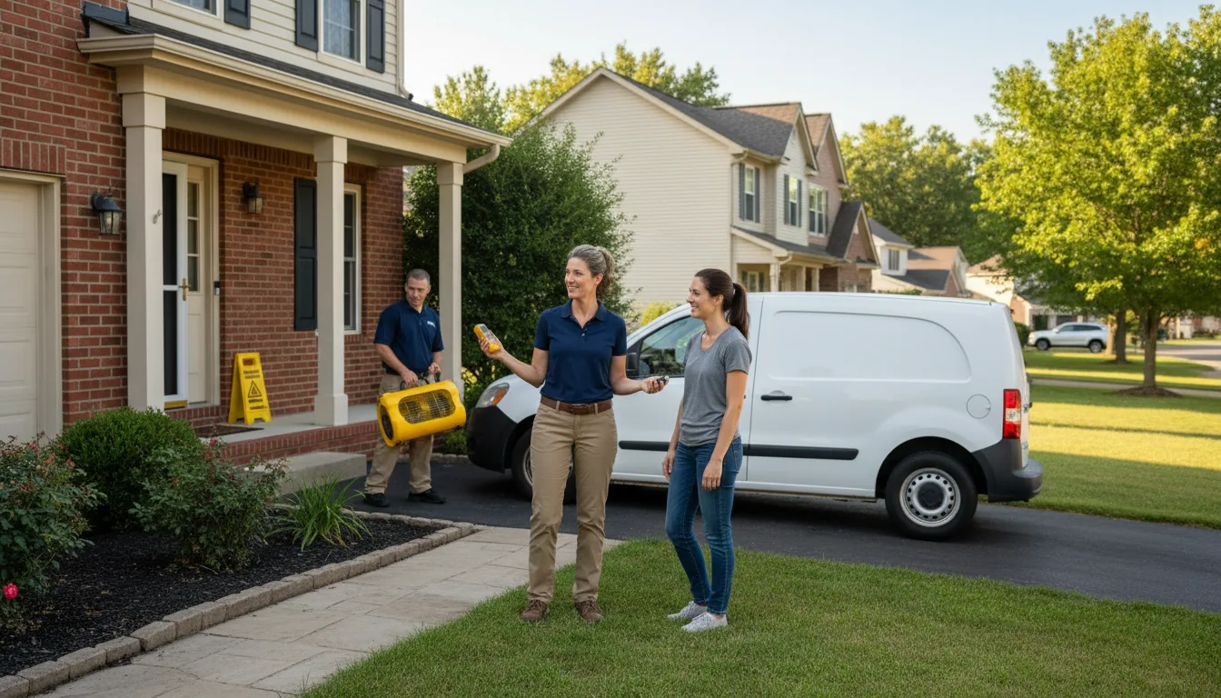 Residential water damage restoration in Macks Inn, ID